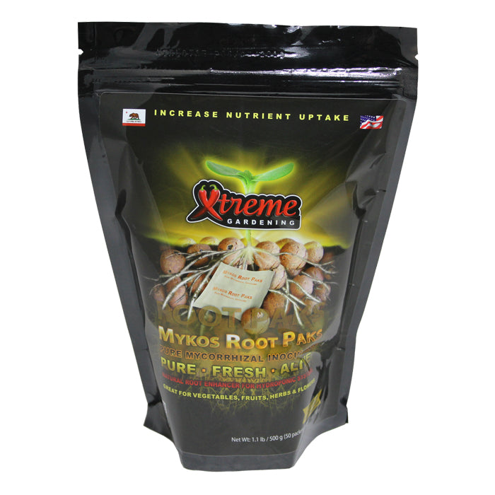 Xtreme Gardening MYKOS ROOT PAKS great for hydro 50 ct