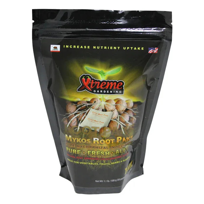 Xtreme Gardening MYKOS ROOT PAKS great for hydro 50 ct - Midwest Grow LLC