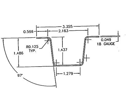 Greenhouse Steel Hip and Brace Channel - Midwest Grow LLC
