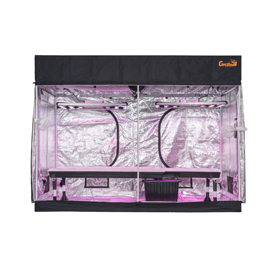 5′x9′ Hydroponic Grow Tent System w/ 26 Site Super Flow System