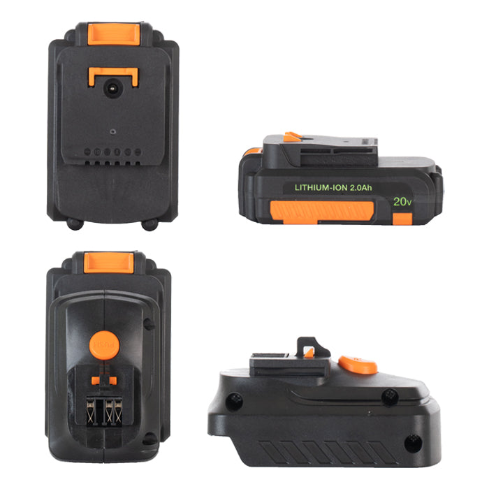 GROW1 20V DC Electronic Cordless Pruning Shears 1” Cutting Diameter w/ 2 Batteries + Charger