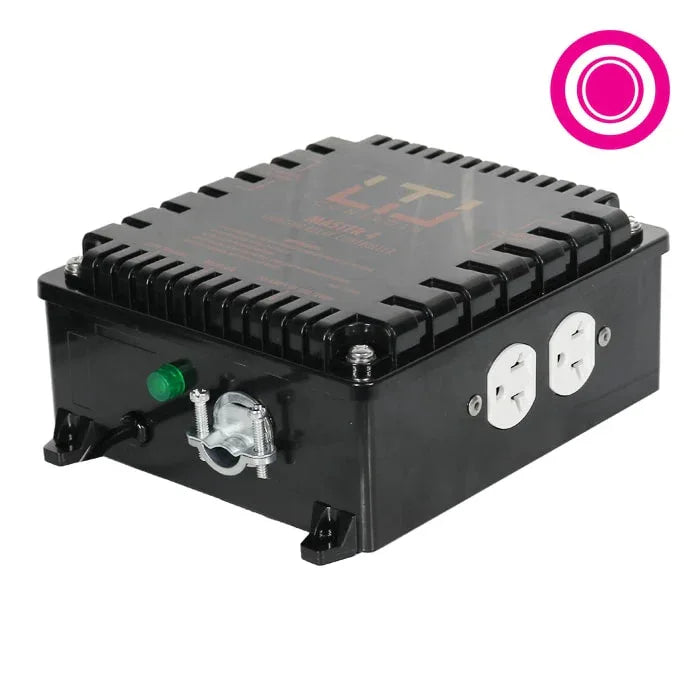 LTL MASTER 4 Four lighting relay controls, without timer (120v & 240v Universal Plug) - Midwest Grow LLC