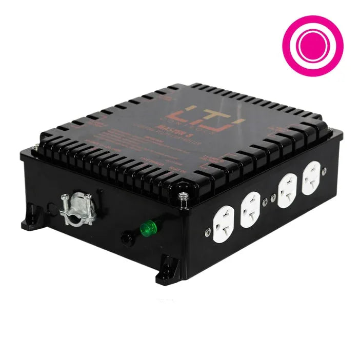 LTL MASTER 8 Eight lighting relay controls, without timer (120v & 240v Universal Plug) - Midwest Grow LLC