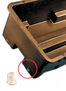 Grodan Dutch Leach Tray Endcap, bag of 25