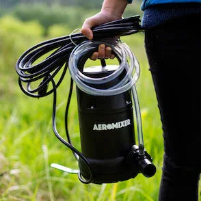 Aeromixer Pump Kit - Mix + Aerate With Just One Pump Regular (under 5' tall tank) - Midwest Grow LLC