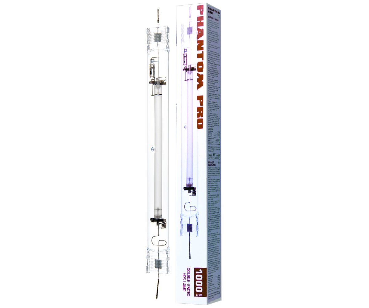 Phantom PRO Double-Ended High Pressure Sodium (HPS) Lamp, 1000W