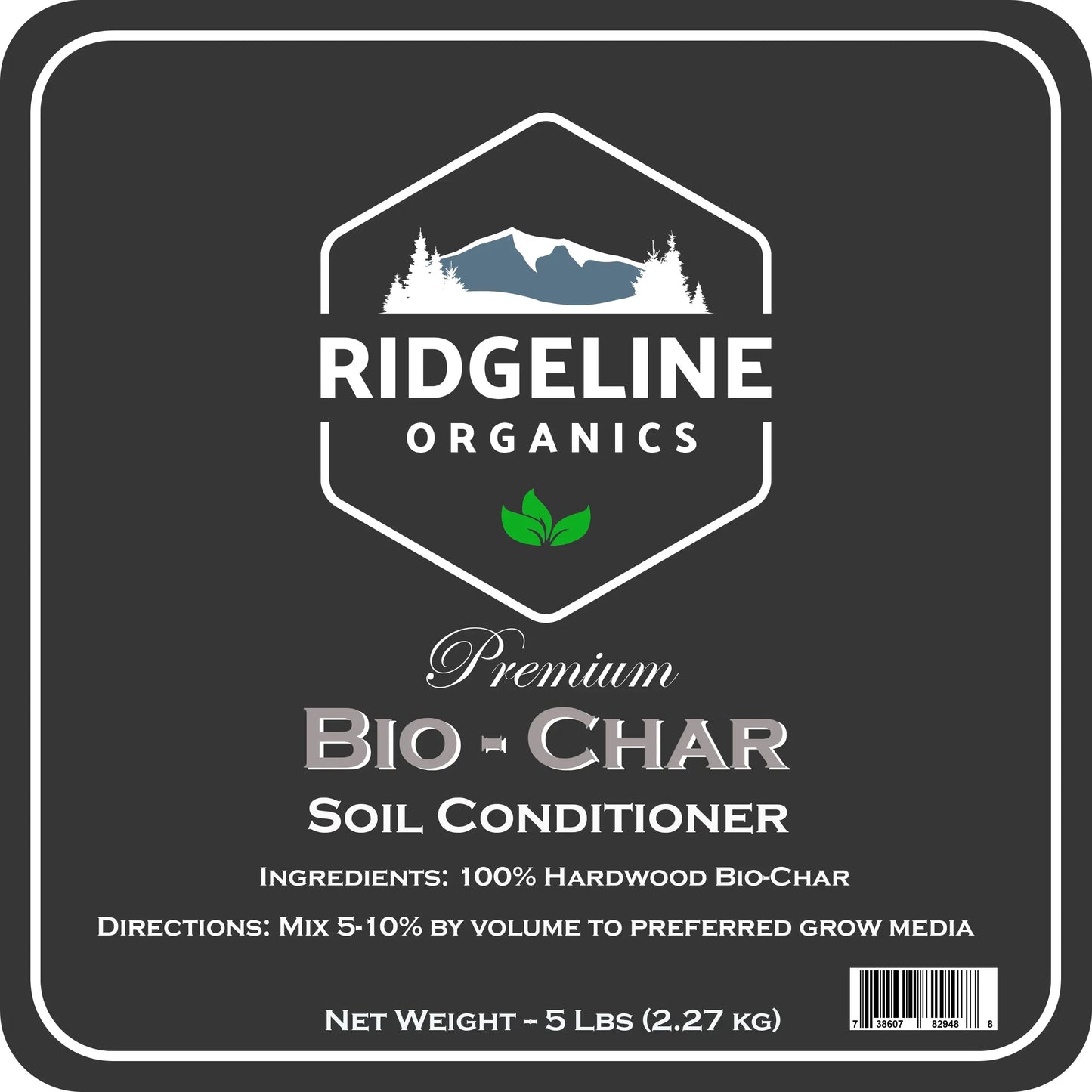 Ridgeline Organics BioChar 5lb - Midwest Grow LLC