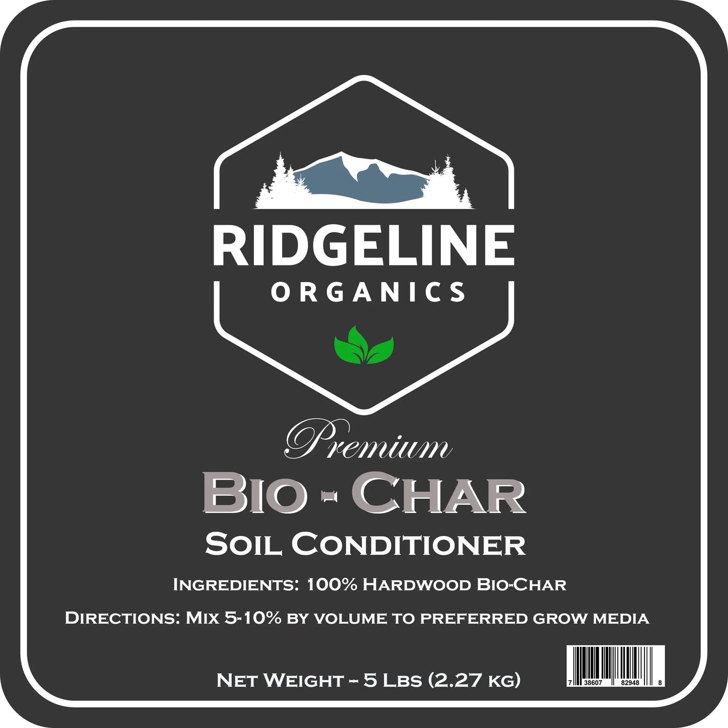 Ridgeline Organics BioChar 5lb - Midwest Grow LLC