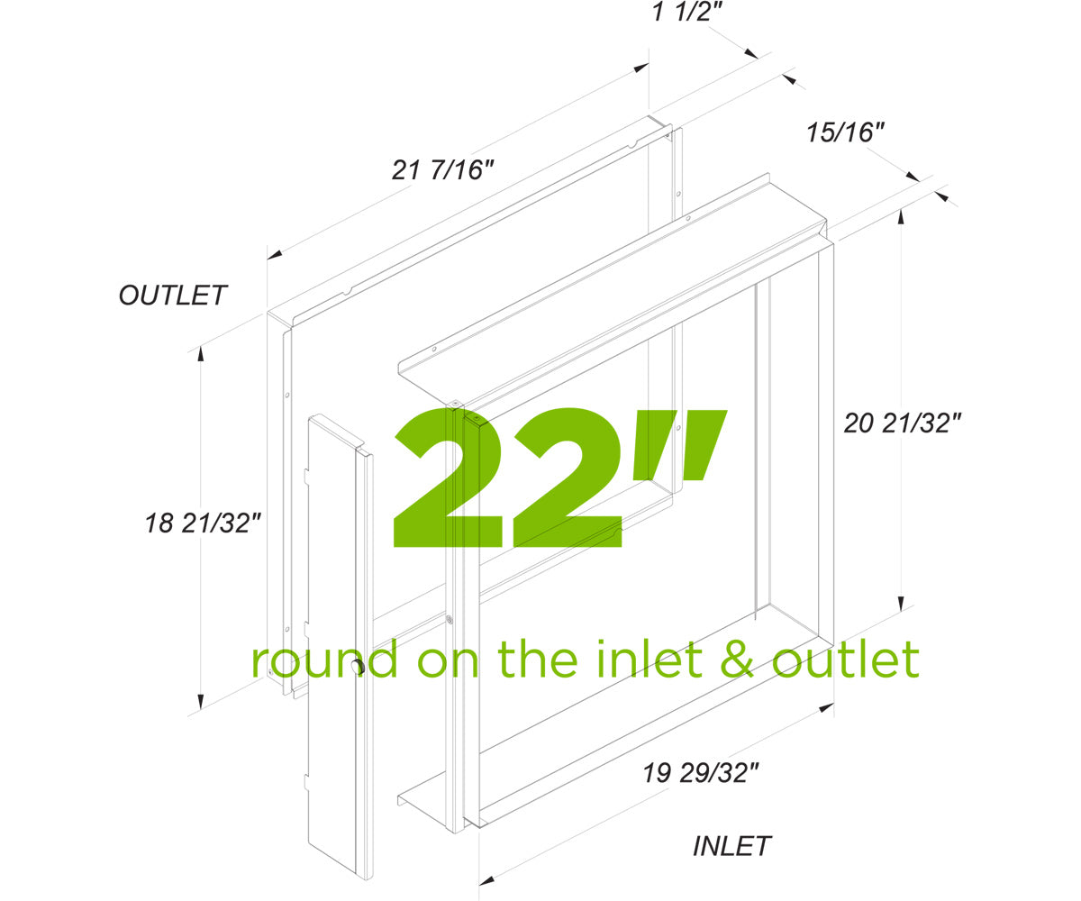 Anden Duct Kit for Anden Dehumidifier Model A320V1 & A320V3