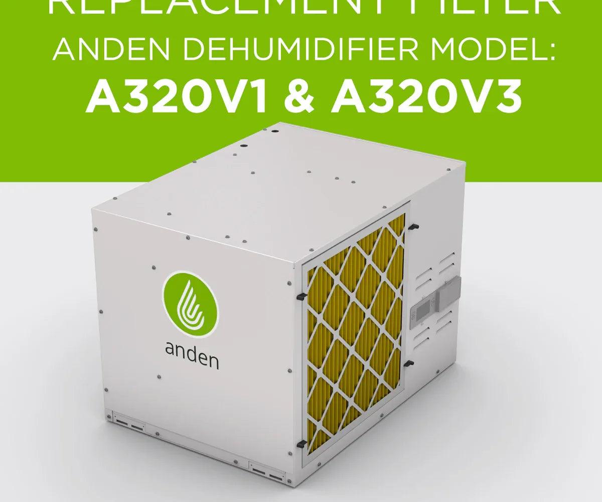 Anden 5813 Replacement filter for Anden Dehumidifier Model A320V1, A320V3 - Midwest Grow LLC