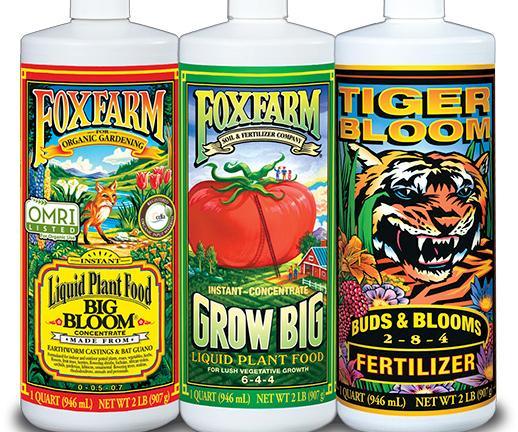 FoxFarm Soil Formula Nutrients Trio, 3 qts - Midwest Grow LLC