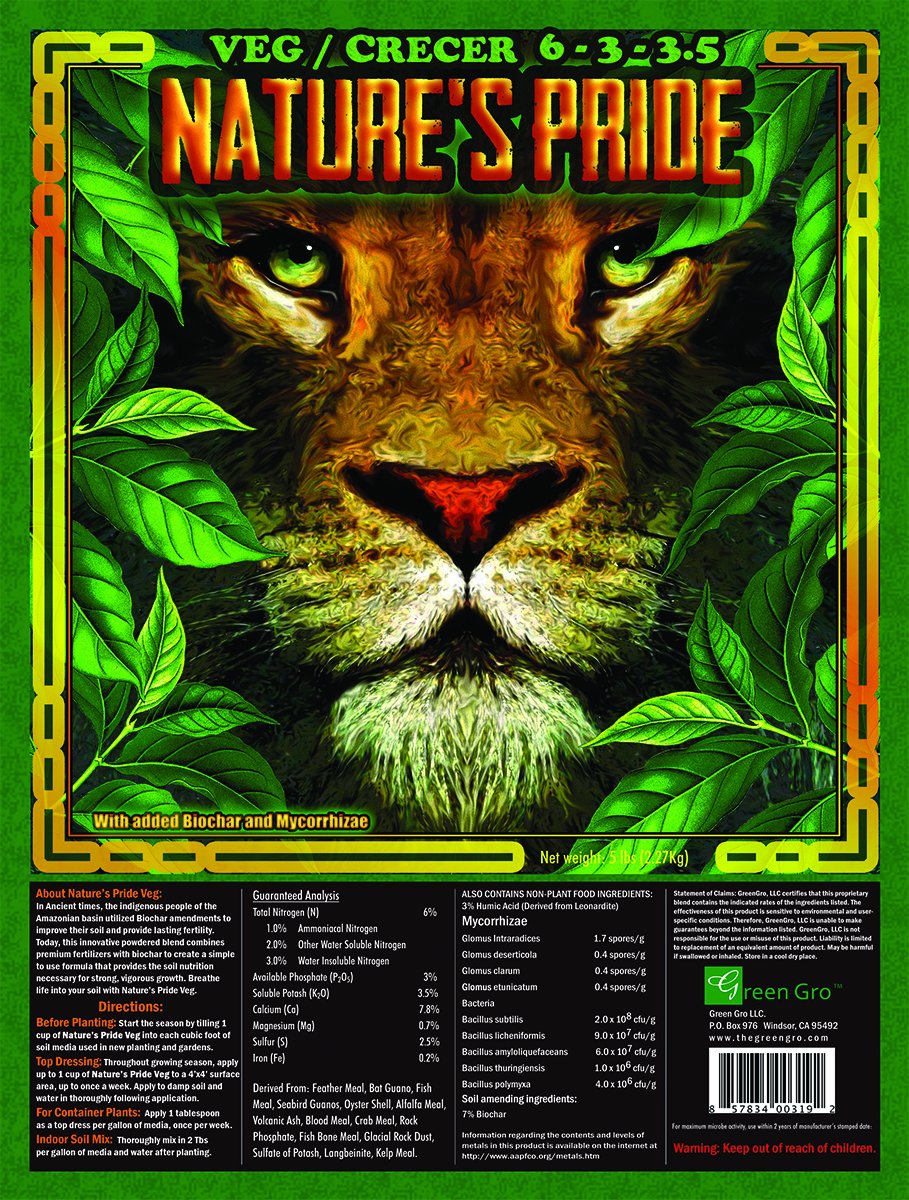 Pride Lands Veg Fertilizer, 5 lbs