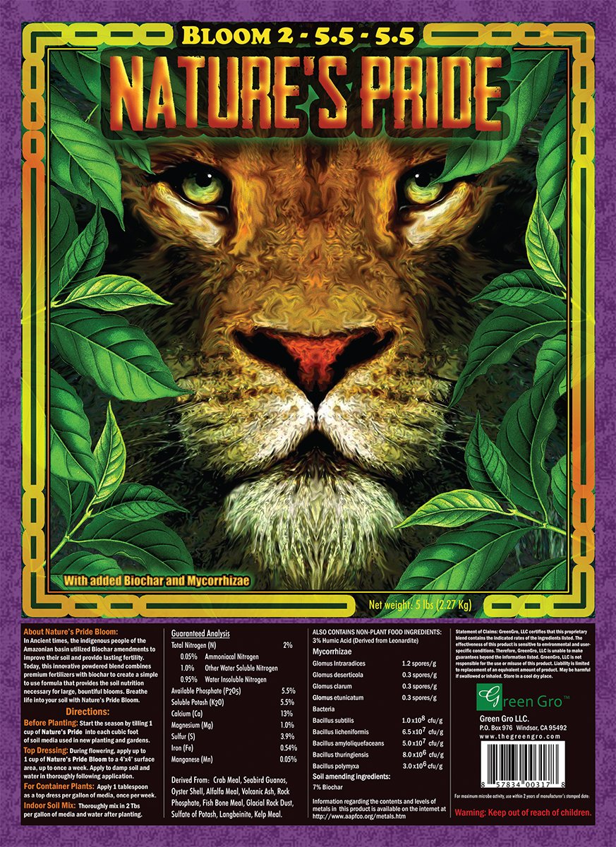 Pride Lands Bloom Fertilizer, 5 lbs