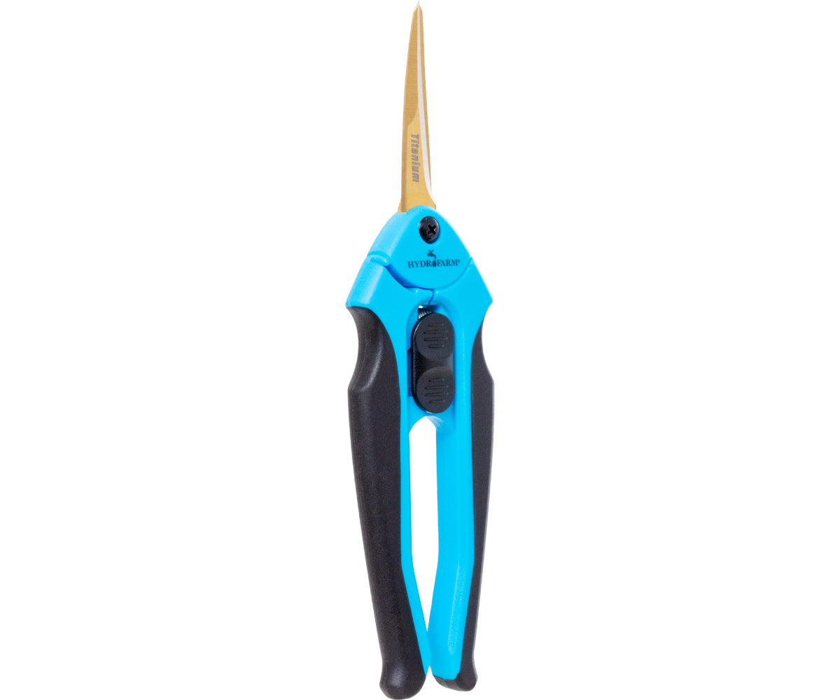 Hydrofarm Premium Ergonomic Curved Titanium Blade Pruner