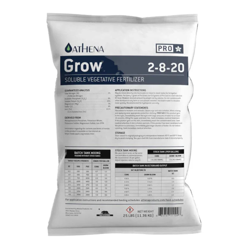 Athena Grow 25lb - Midwest Grow LLC