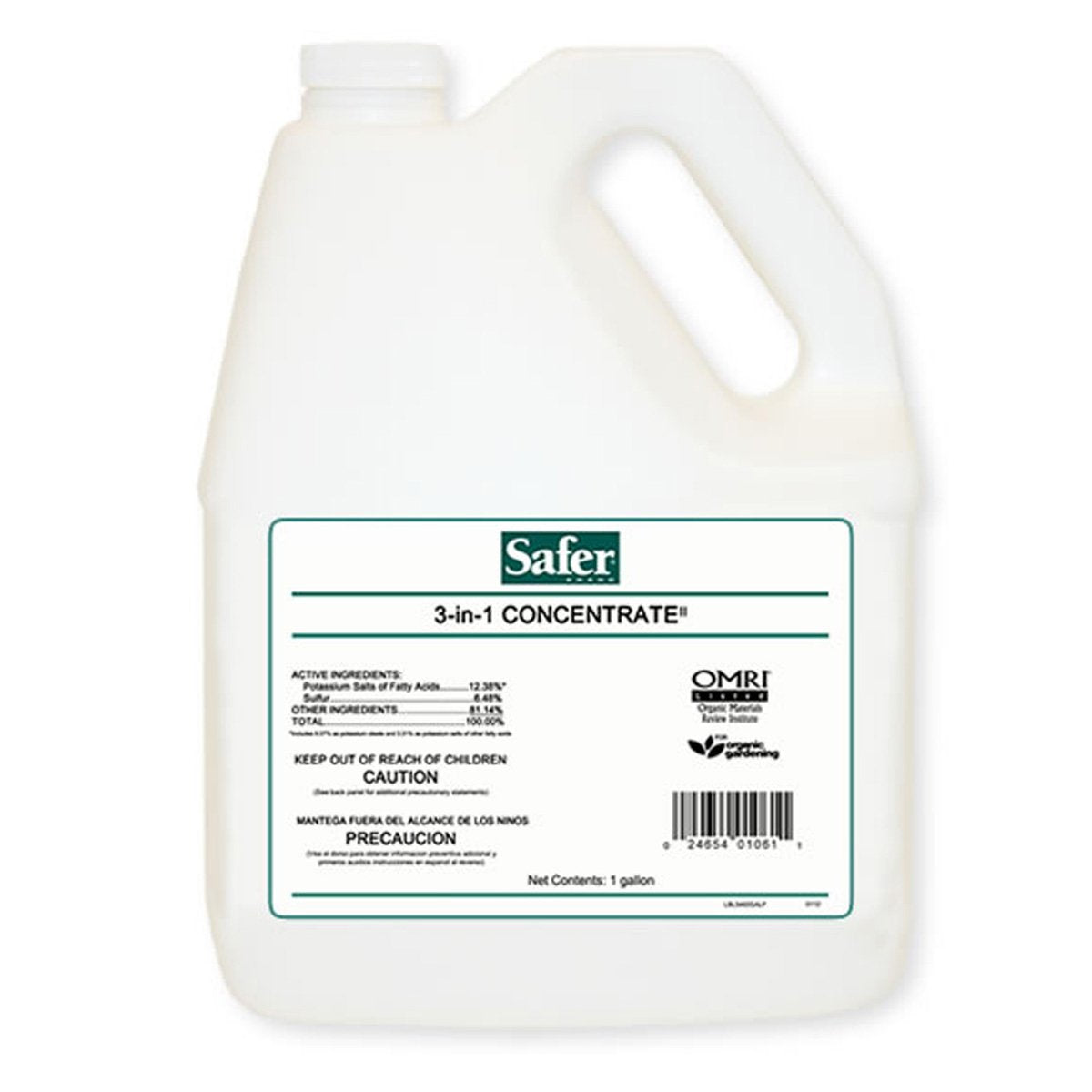 Safer 3 in 1 Garden Spray Concentrate, 1 gal