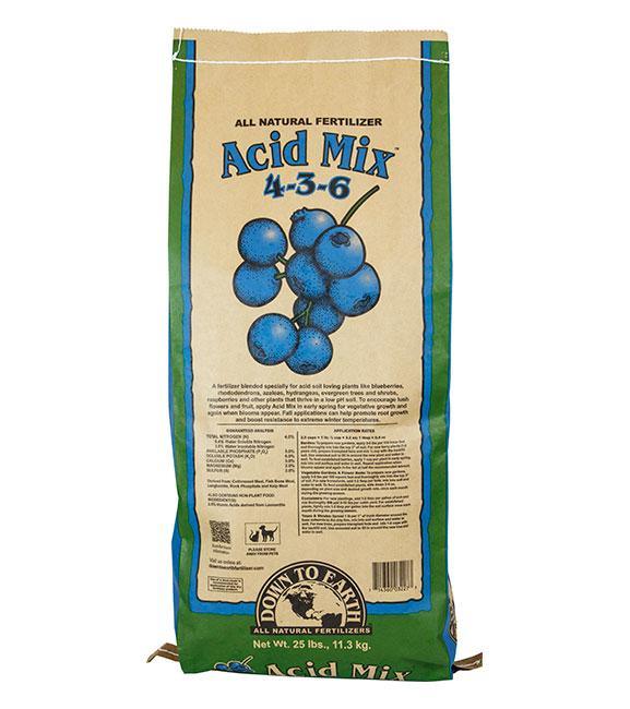 Down to Earth Acid Mix 4-3-6 25lb - Midwest Grow LLC
