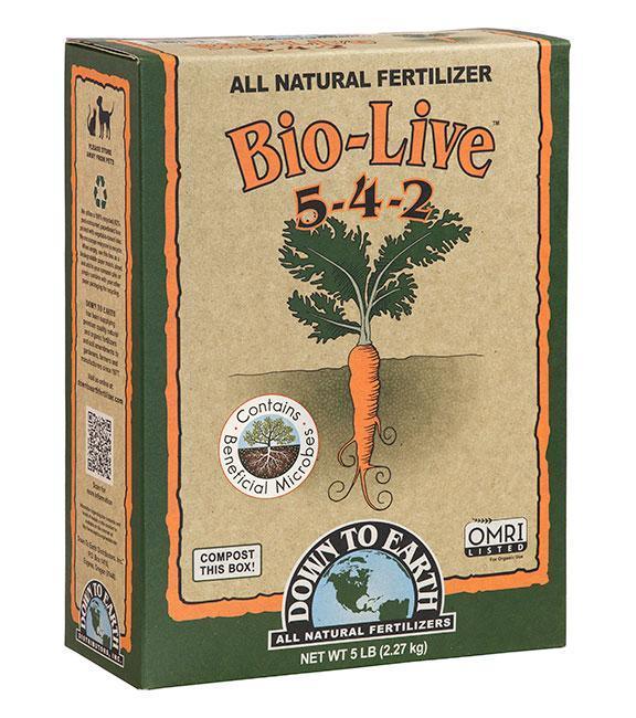 Down to Earth Bio-Live™ 5-4-2 5lb - Midwest Grow LLC