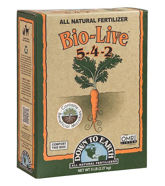 Down to Earth Bio-Live™ 5-4-2 5lb - Midwest Grow LLC