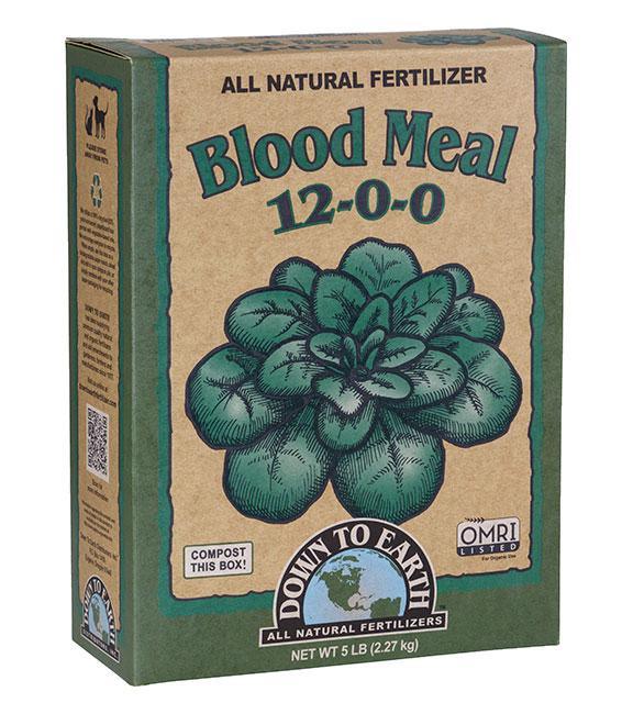 Down to Earth Blood Meal 12-0-0 5lb - Midwest Grow LLC