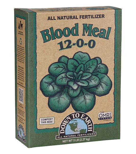 Down to Earth Blood Meal 12-0-0 5lb - Midwest Grow LLC
