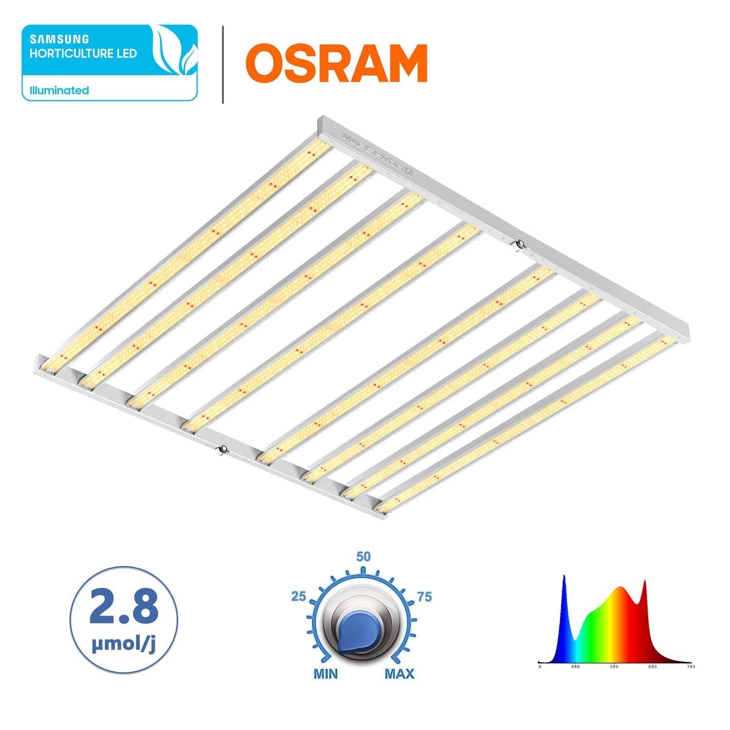 MARS HYDRO FC 6500 SAMSUNG LM301B OSRAM 680W VERTICAL FARM LED