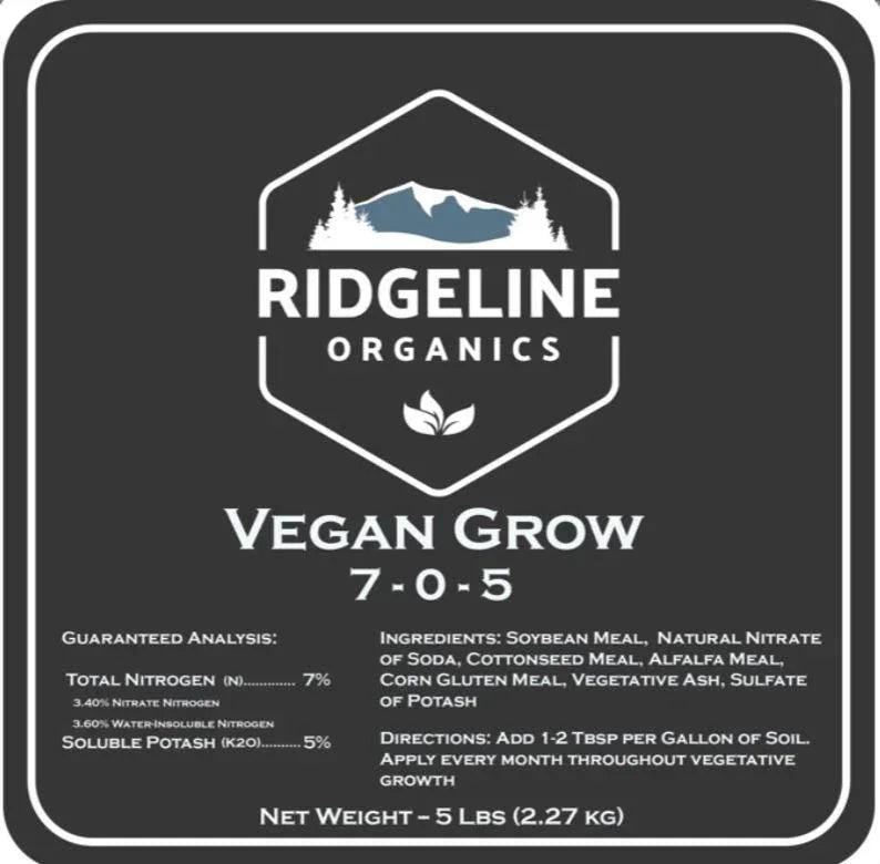 Ridgeline Vegan Grow Granular Fertilizer - Midwest Grow LLC