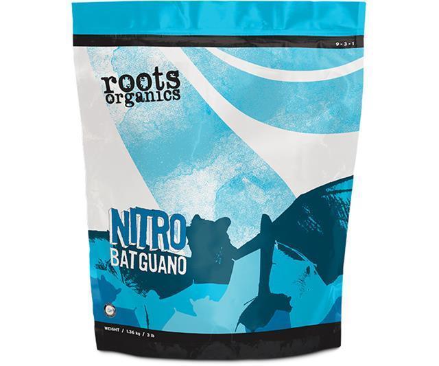 Roots Organics Nitro Bat Guano, 3 lbs - Midwest Grow LLC