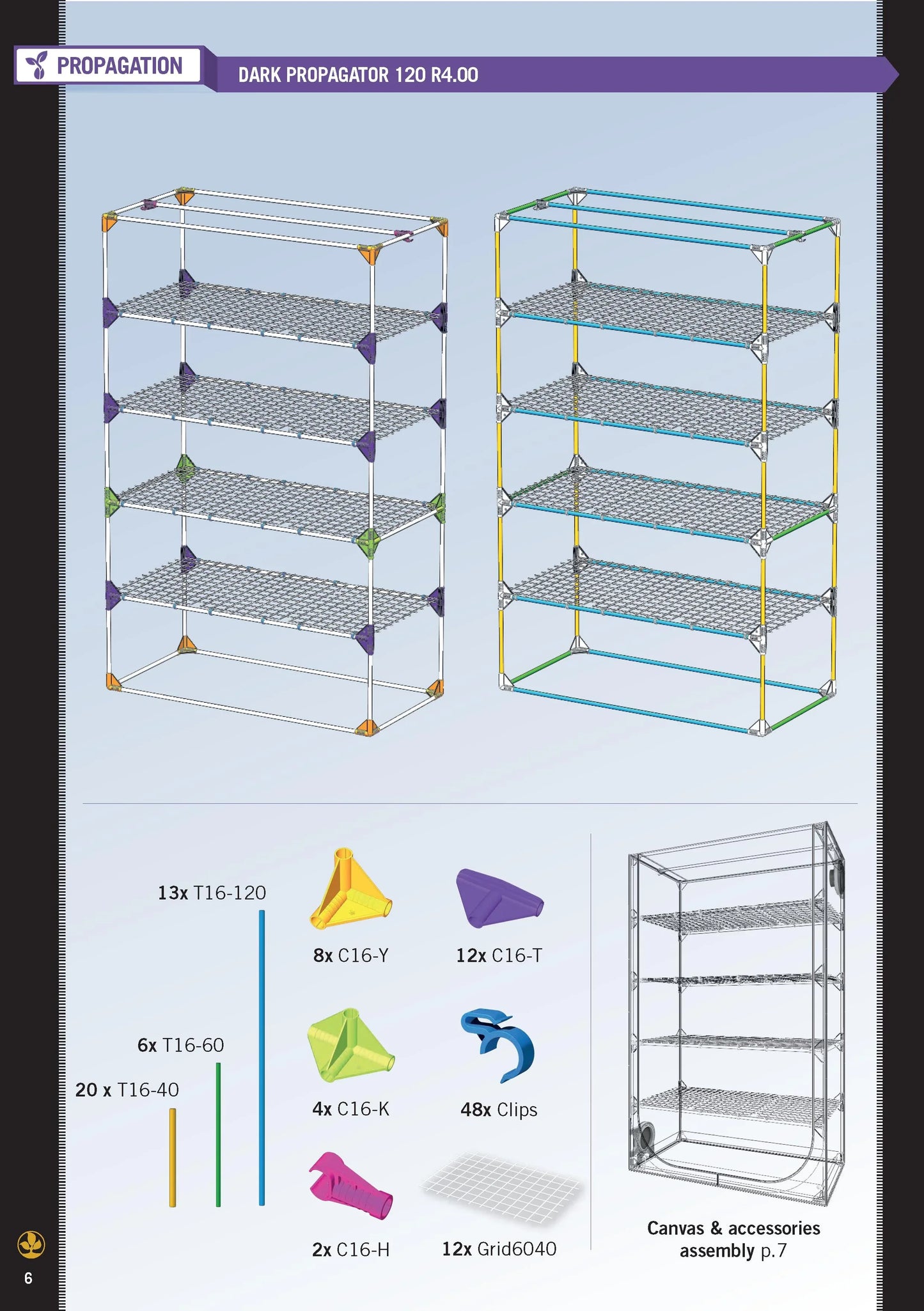 Secret Jardin Dark Propagator 120 v4.0 (4' x 2' x 6 2/3') - Midwest Grow LLC