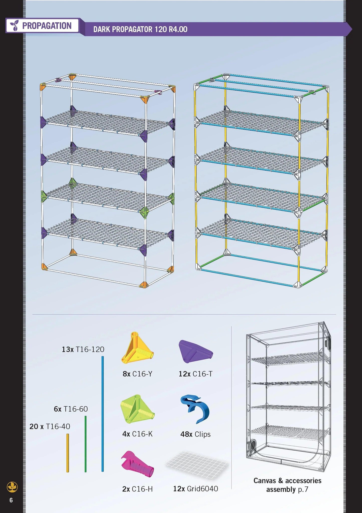Secret Jardin Dark Propagator 120 v4.0 (4' x 2' x 6 2/3') - Midwest Grow LLC