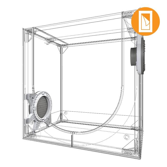 Secret Jardin Dark Propagator 60 v4.0 (2' x 1 1/3' x 2')-Tents & Tarps-Midwest Grow Co