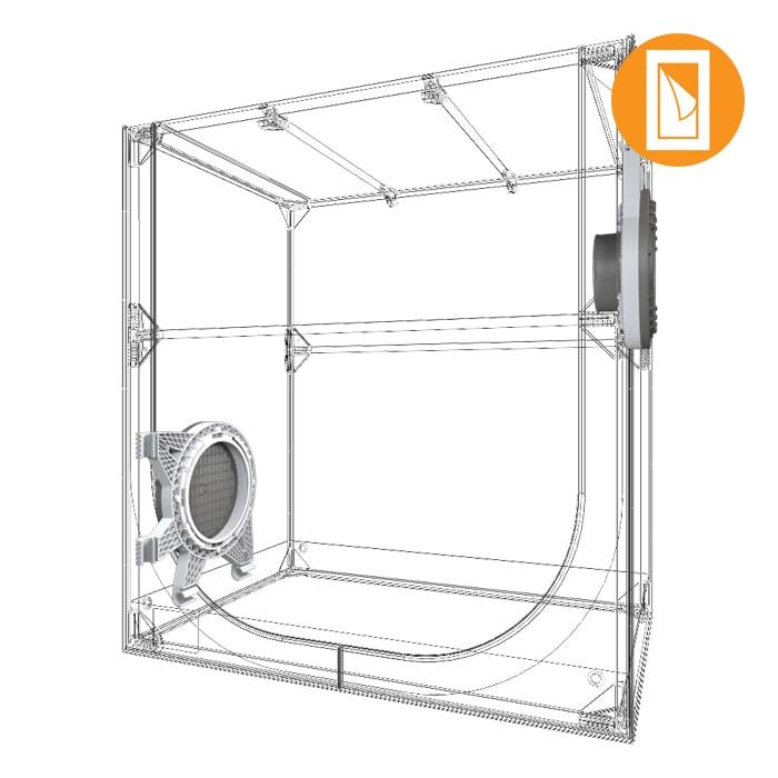 Secret Jardin Dark Propagator 90 v4.0 (3' x 2' x 3 1/3')-Tents & Tarps-Midwest Grow Co