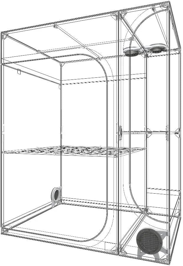 Secret Jardin Lodge 160 v4.0 (5 1/4' x 4' x 6 2/3') - Midwest Grow LLC