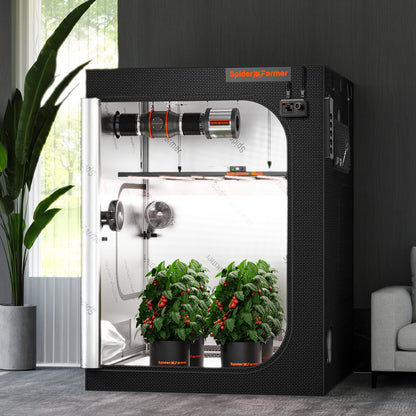 Spider Farmer 5' x 5' x 6' 8" (150 x 150 x 200 cm) Indoor Grow Tent - Midwest Grow LLC