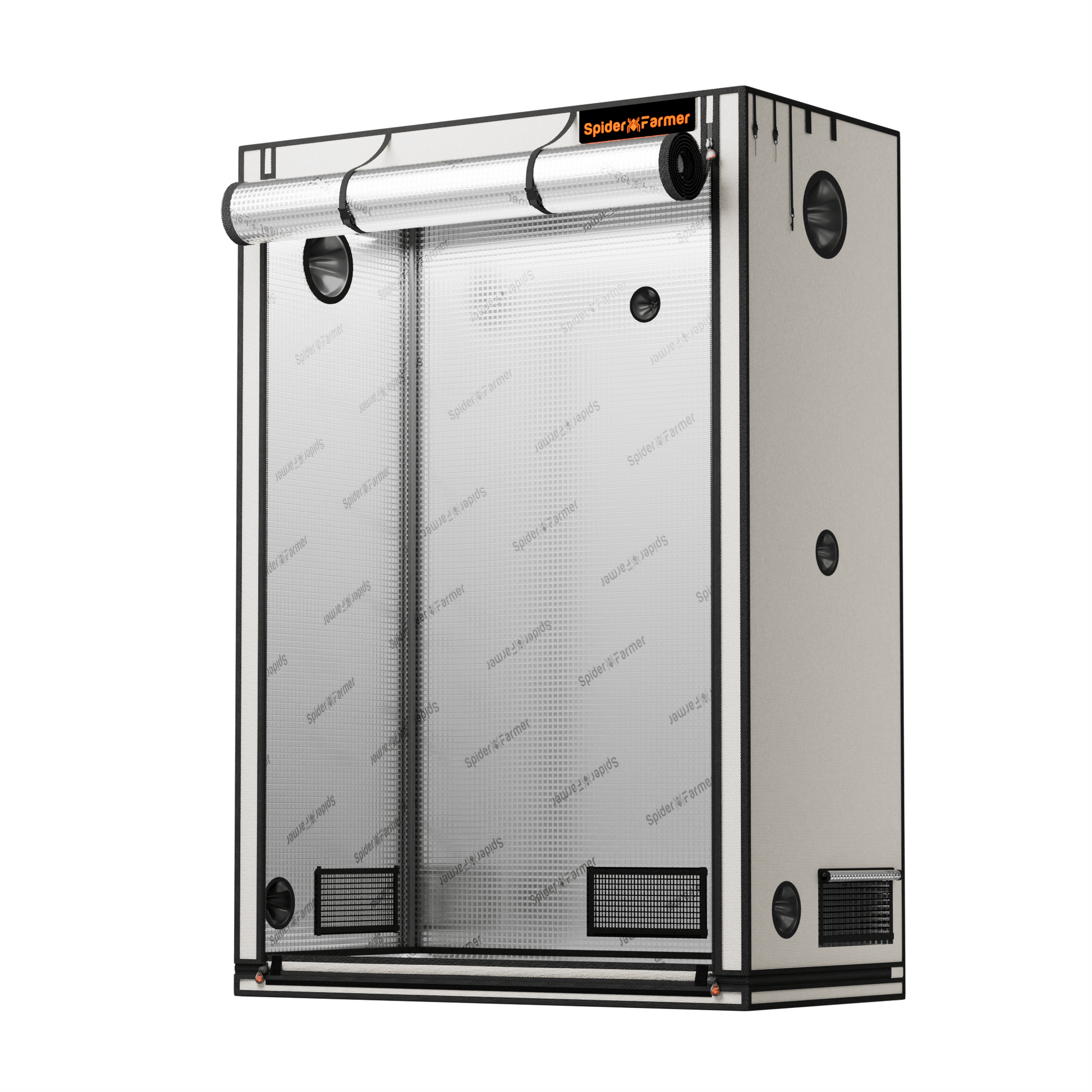 Spider Farmer 4' 8" x 2' 4" x 6' 6" (140 x 70 x 200 cm) Pro White Indoor Grow Tent - Midwest Grow LLC