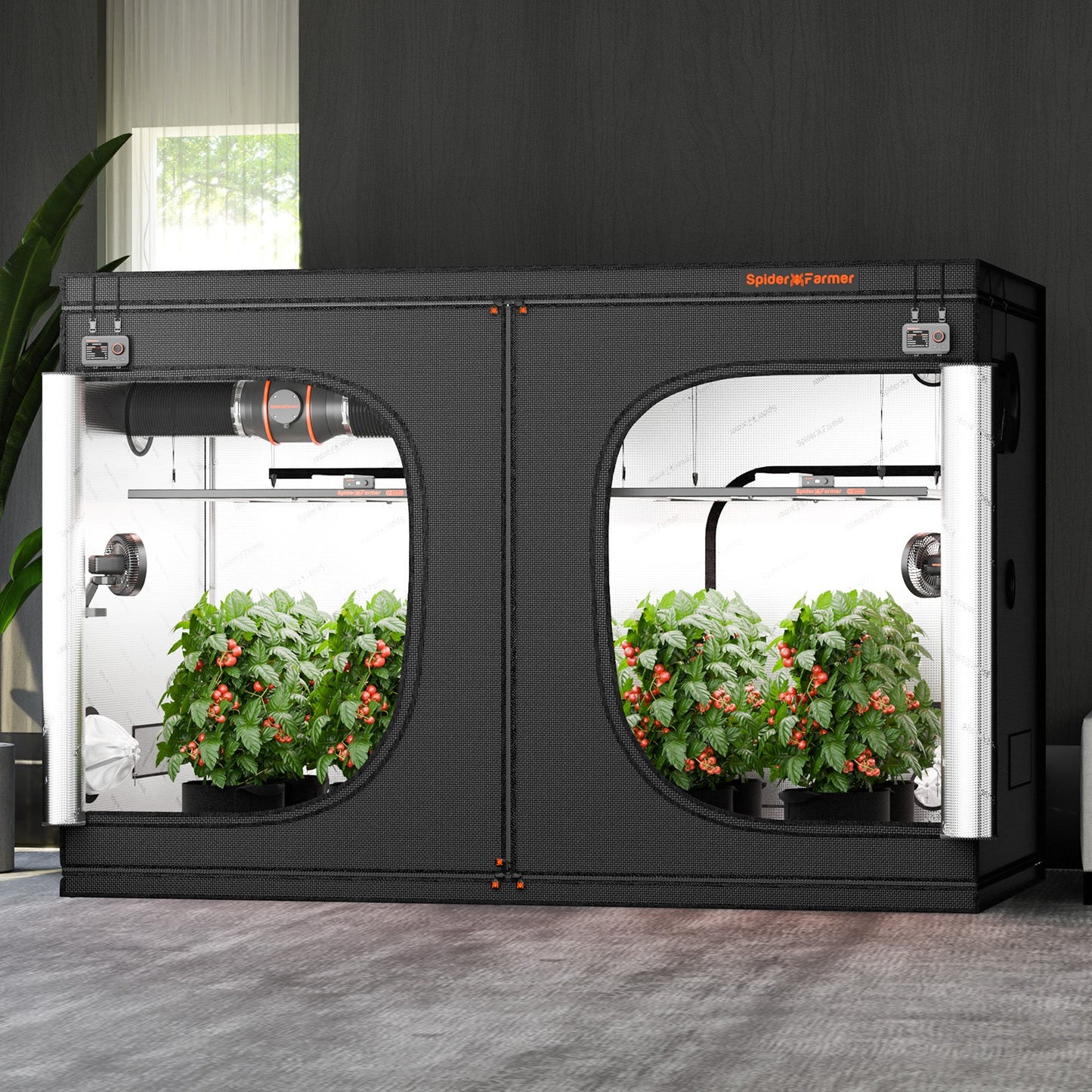 Spider Farmer 5' x 10' x 6' 8" (150 x 300 x 200 cm) Indoor Grow Tent - Midwest Grow LLC