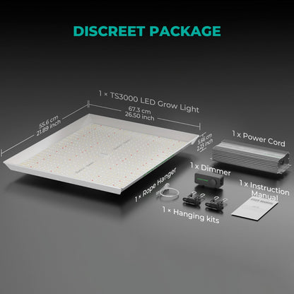 Mars Hydro TS 3000 450W Full Spectrum LED Grow Light - Midwest Grow LLC