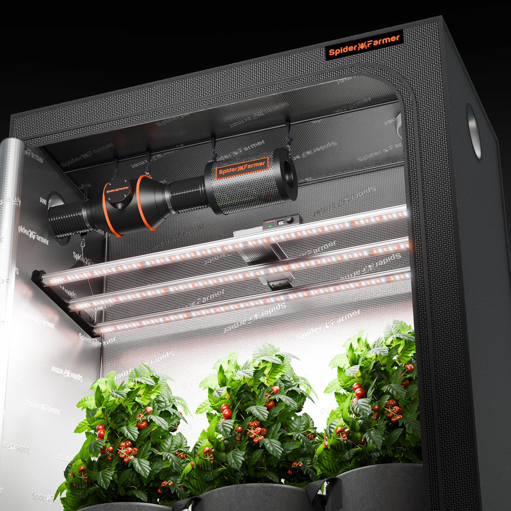 Spider Farmer SE4500 450W Dimmable Full Spectrum LED Grow Light - Midwest Grow LLC
