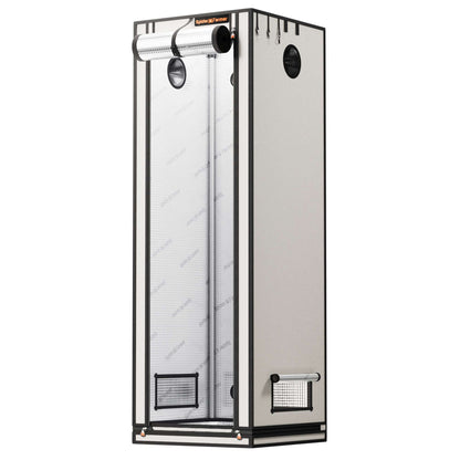Spider Farmer 2' x 2' x 6' (60 x 60 x 180 cm) Pro White Indoor Grow Tent - Midwest Grow LLC