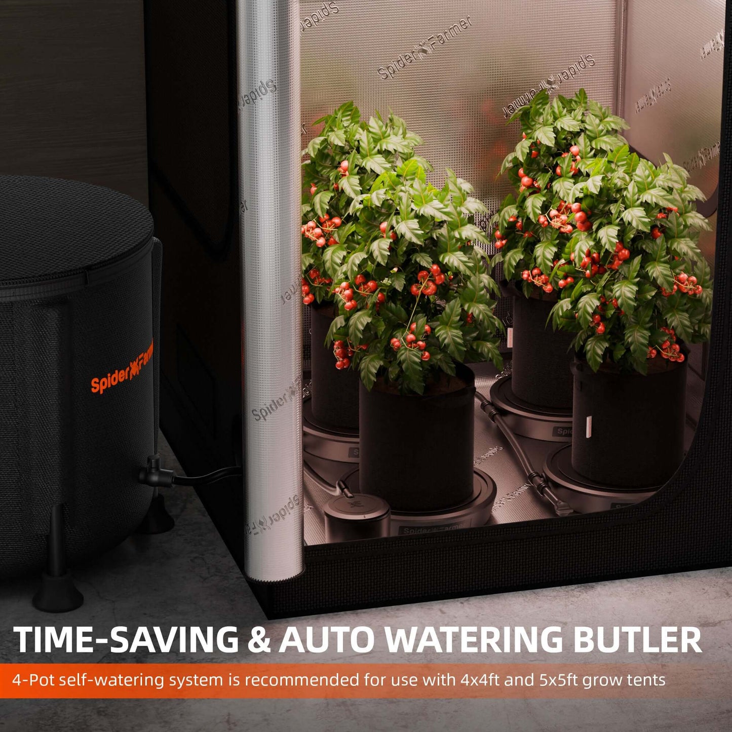 Spider Farmer 4 Self-watering System Kits - Midwest Grow LLC
