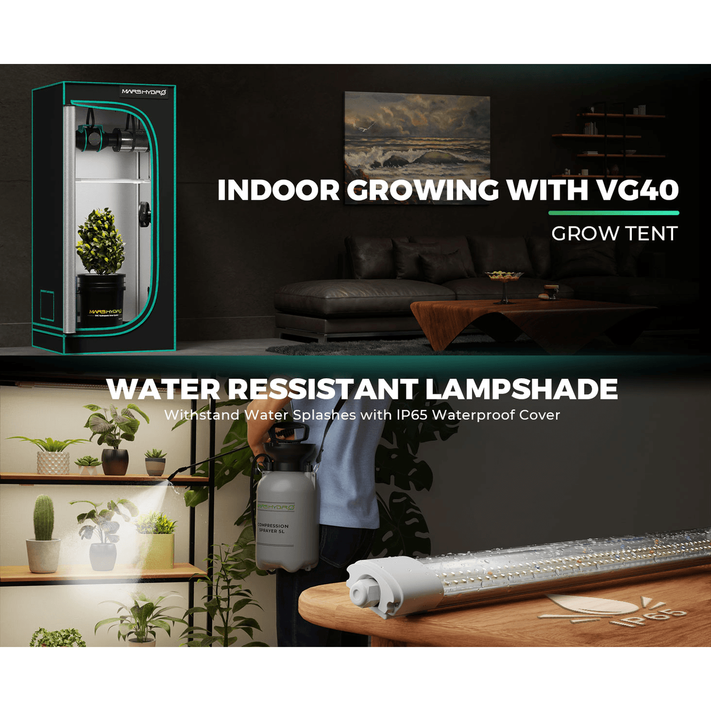 Mars Hydro VG40 40W Seedling Red LED Grow Light - Midwest Grow LLC