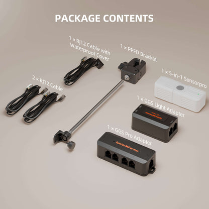 Spider Farmer Genius Grow System SensorPro Kits with CO2 Sensor and PAR Meter - Midwest Grow LLC