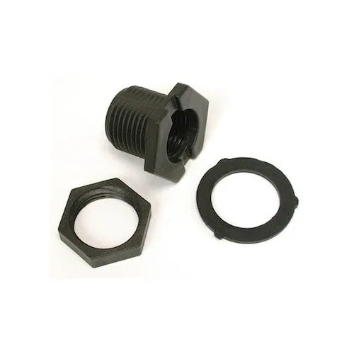 Bulkhead Fitting 3/4" male hose x 1/2" FPT - Midwest Grow LLC