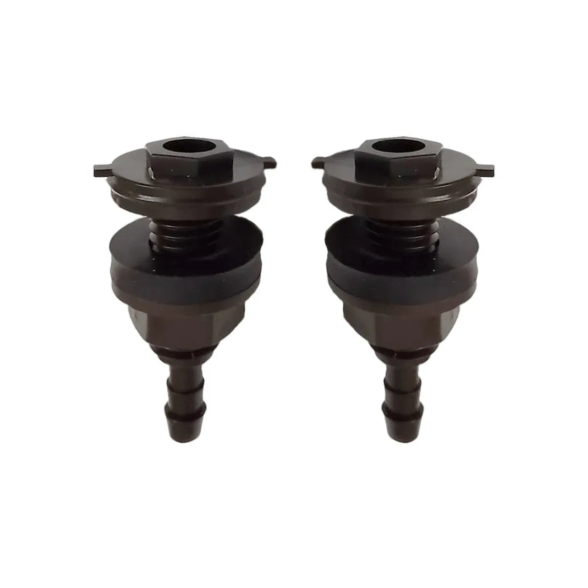 8mm BULKHEAD / Through-Hull Tank Connector - 2 Pack - Midwest Grow LLC