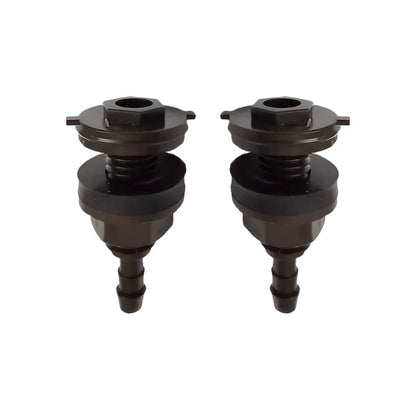 8mm BULKHEAD / Through-Hull Tank Connector - 2 Pack - Midwest Grow LLC