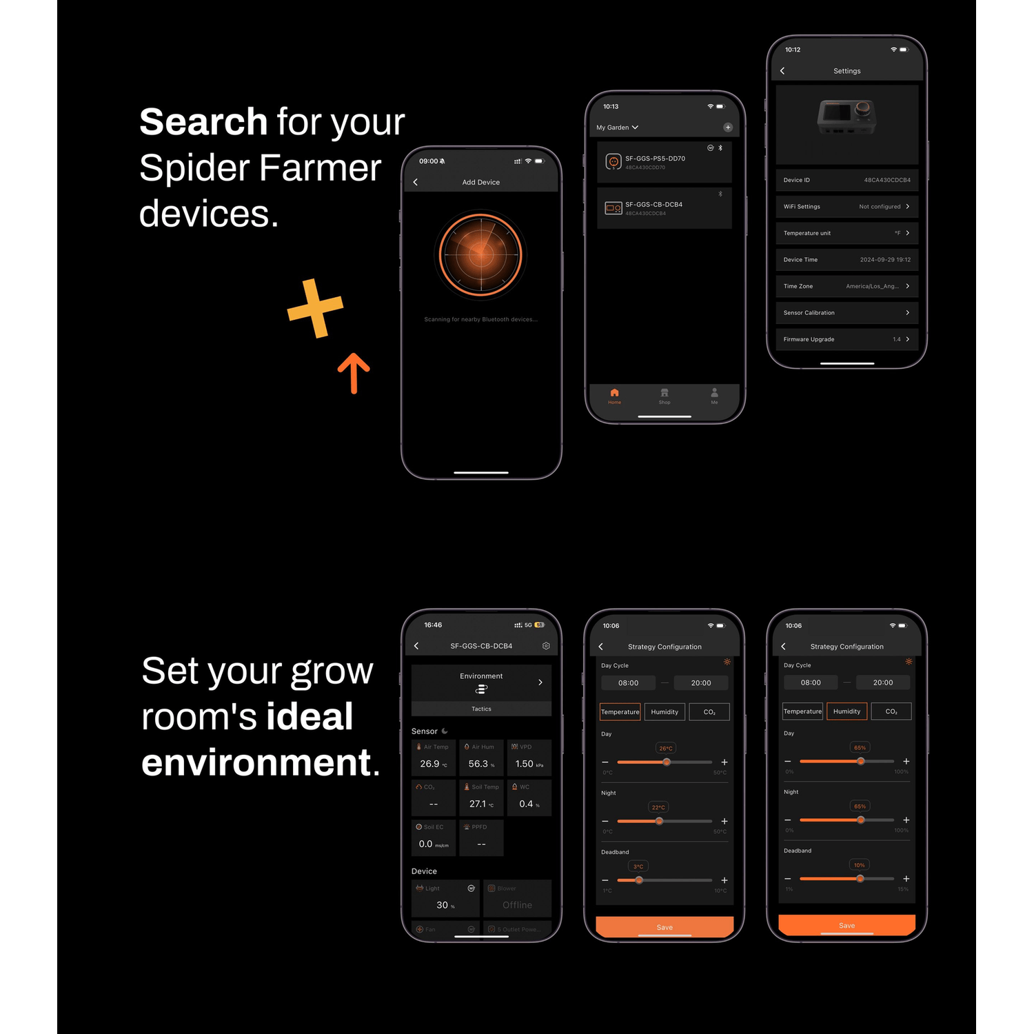 Spider Farmer GGS Smart Grow Light Controller Kit - Midwest Grow LLC