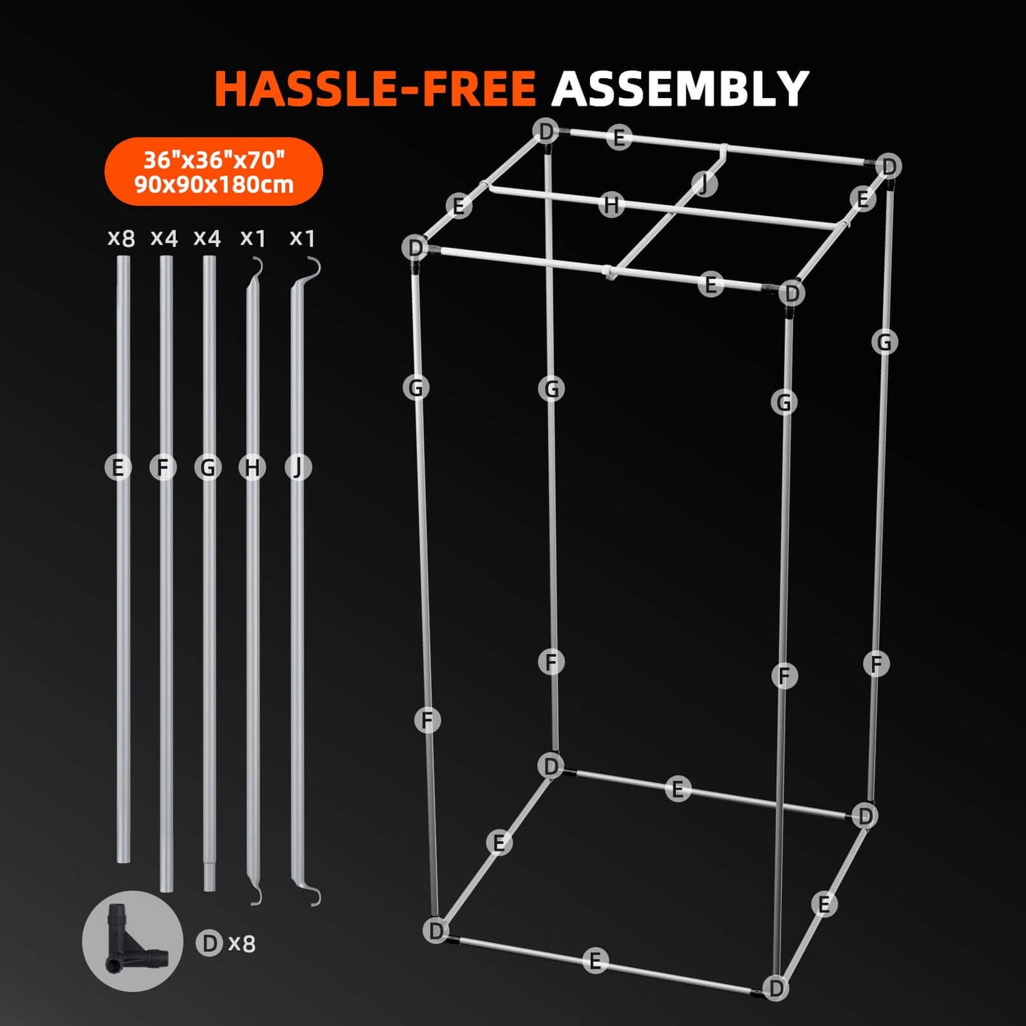 Spider Farmer G3000 LED Grow Light + 3' x 3' Grow Tent + 4" Inline Fan Combo with Temperature and Humidity Controller + 6" Clip Fan - Midwest Grow LLC