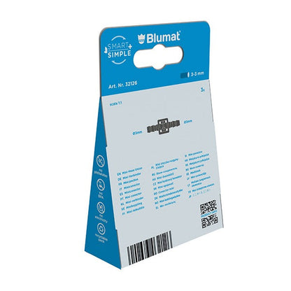 Mini-Hose Union 3-3 mm - Midwest Grow LLC