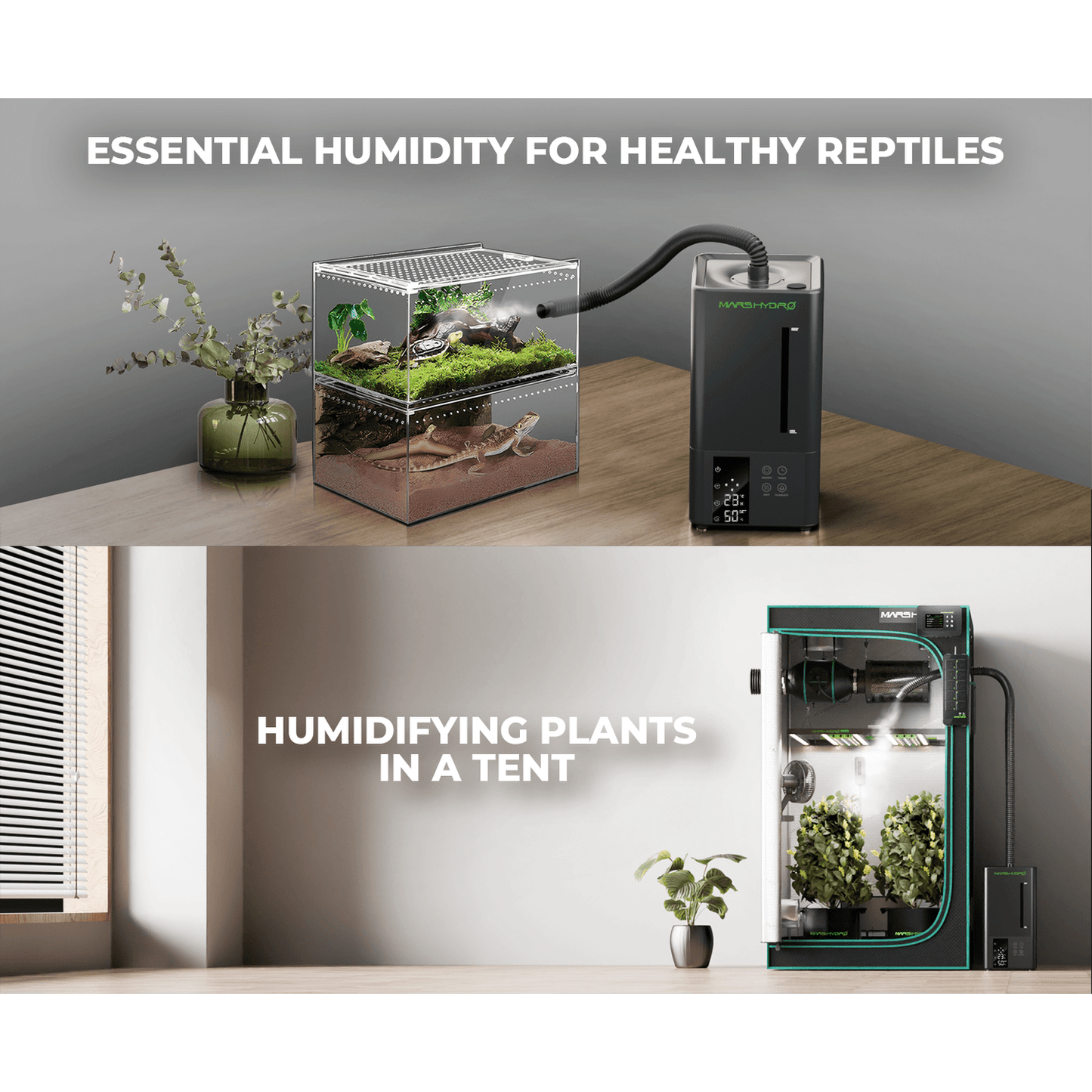 Mars Hydro 5L Ultrasonic Cool Mist Plant Humidifier - Midwest Grow LLC
