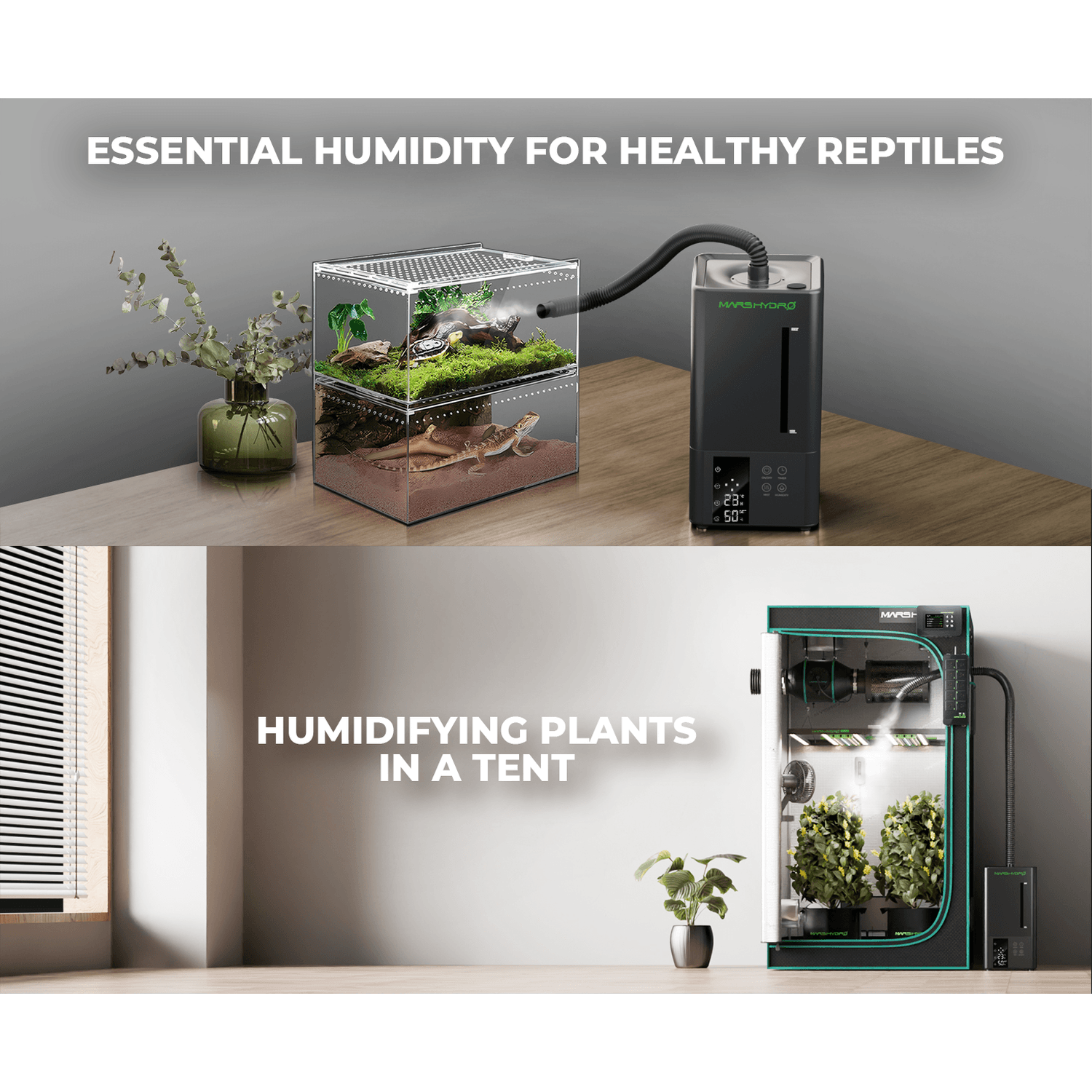 Mars Hydro 5L Ultrasonic Cool Mist Plant Humidifier - Midwest Grow LLC